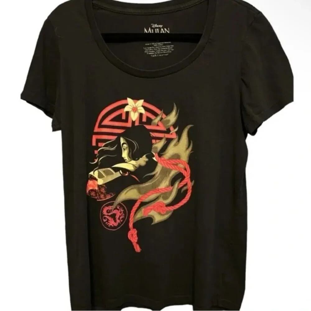 DISNEY Mulan Fighting Spirit With Sigil T-Shirt, Size 0X